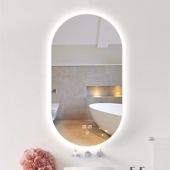 Wall Hung Bathroom Vanity Mirror LED Smart Mirror Makeup Mirror