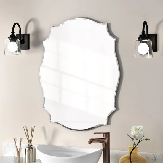 3mm 4mm stick on wall mirrors beveled wall mirror wholesale