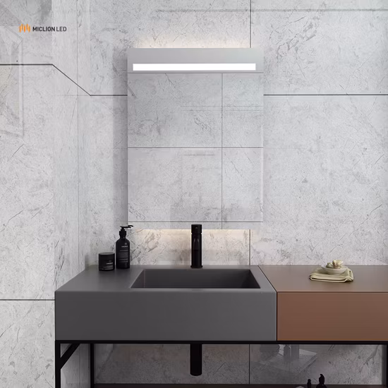 Factory Bathroom LED Smart Makeup Vanity Mirror with Dimmable Switch