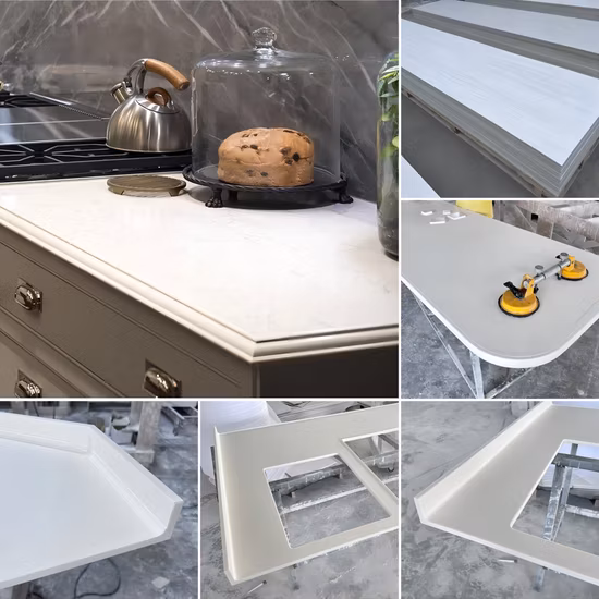China Stainless Steel Bathroom Cabinet with Ceramic Sink